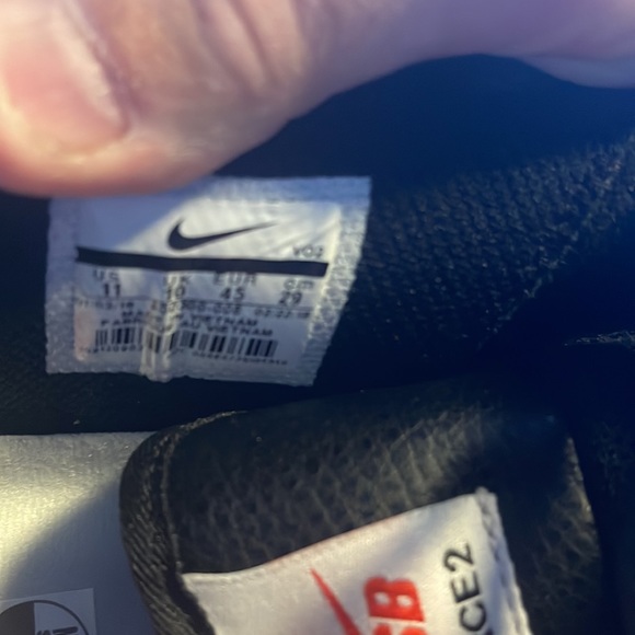 Nike Air Force ll 2 SB white Habanero red black - Picture 3 of 3